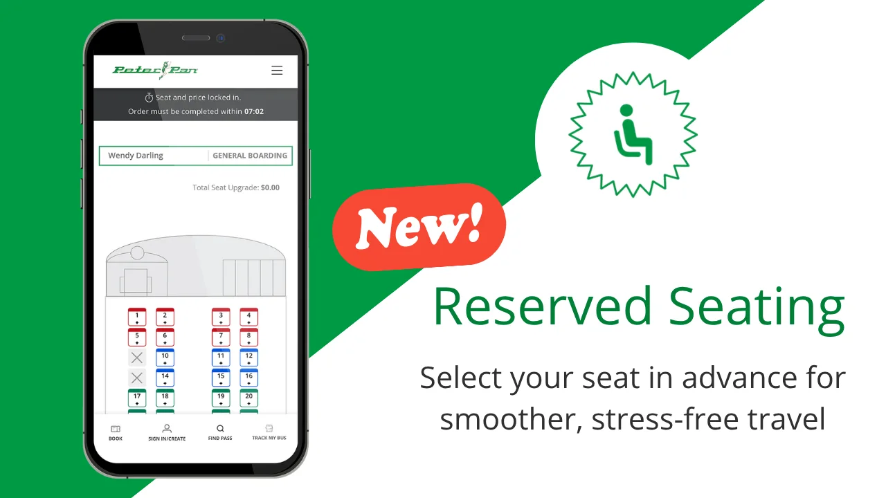 Reserved Seating Now Available