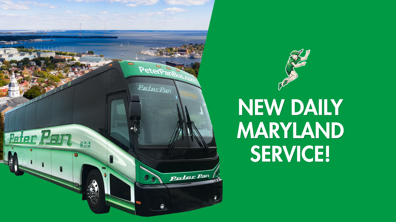 Peter Pan Bus Lines Expands Maryland Service with Six New Stops in Cecil and Harford Counties