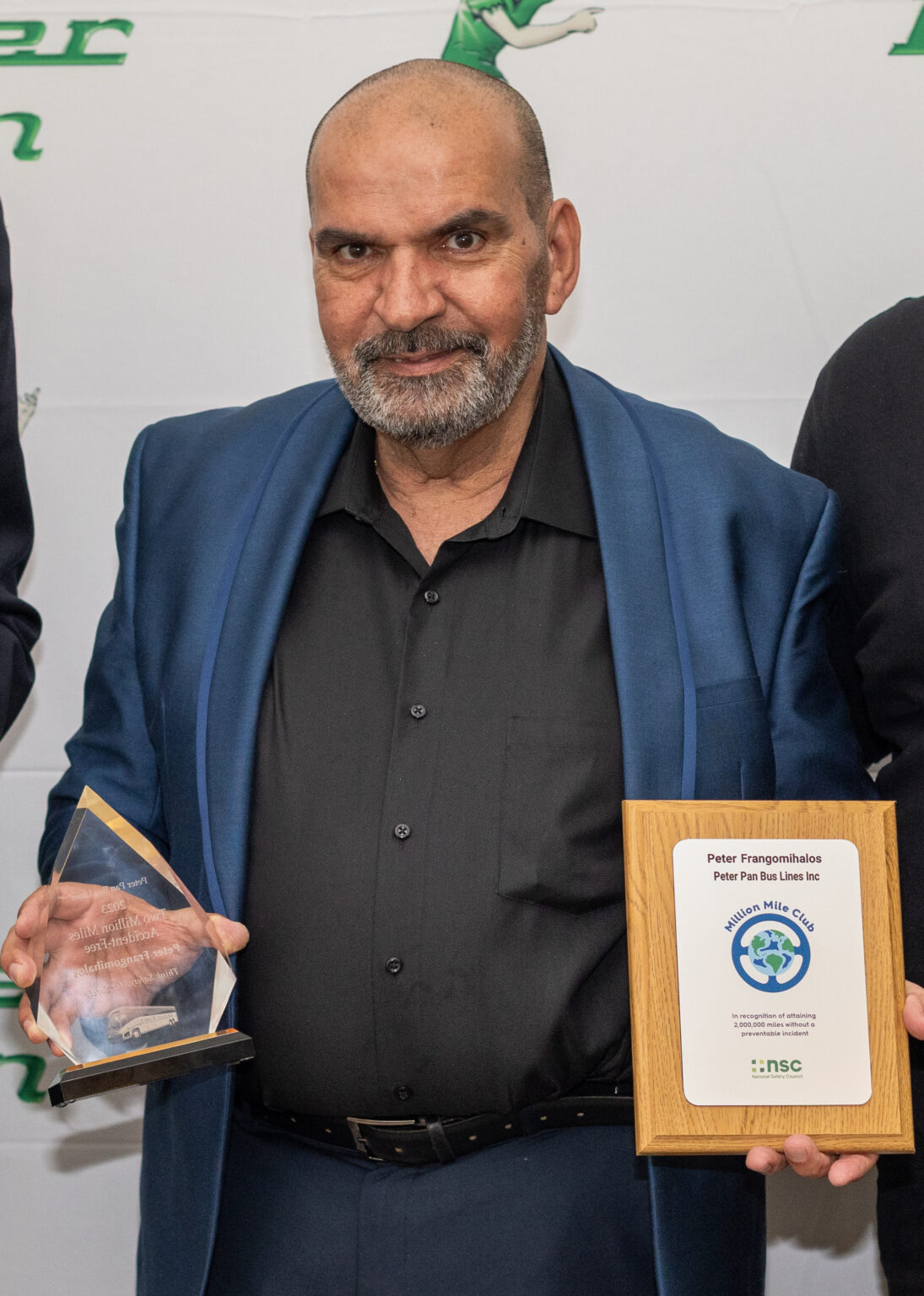 Peter Frangomihalos Celebrated for Milestone Achievement at Peter Pan Bus Lines